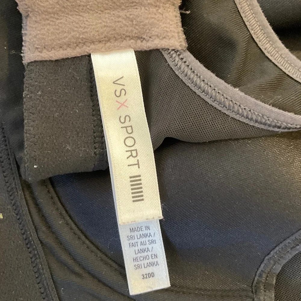 VSX Black and Gray Sports Bra